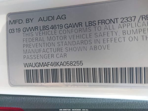 2019 AUDI A4