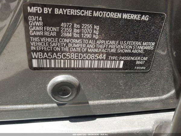 2014 BMW 528I