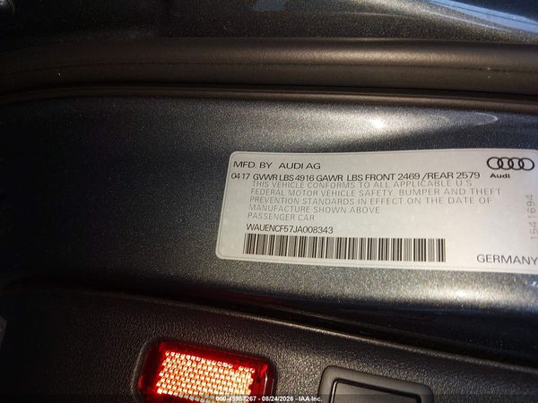 2018 AUDI A5 2.0T PREMIUM