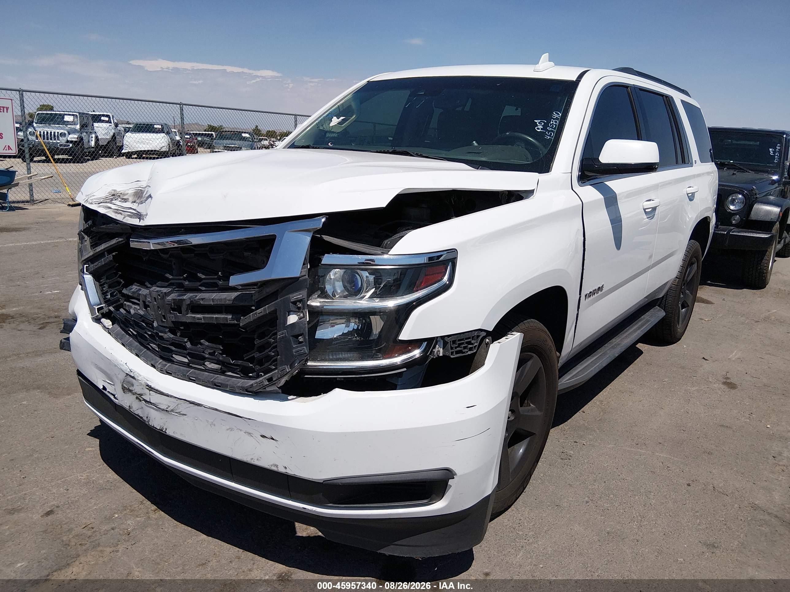 2017 CHEVROLET TAHOE LT — I2