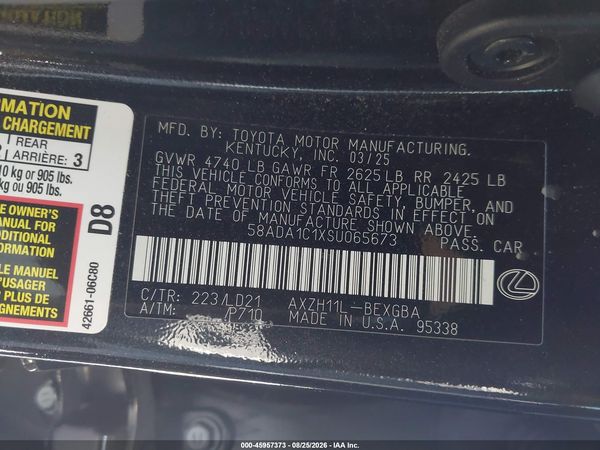 2025 LEXUS ES 300H 300h Premium