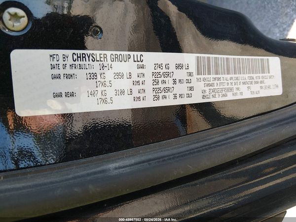 2015 DODGE GRAND CARAVAN R/T