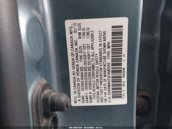2014 HONDA CR-V EX-L — I9