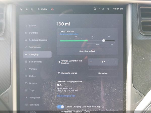 2019 TESLA MODEL S