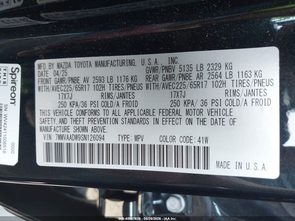 2025 MAZDA CX-50 HYBRID PREMIUM PACKAGE — I9