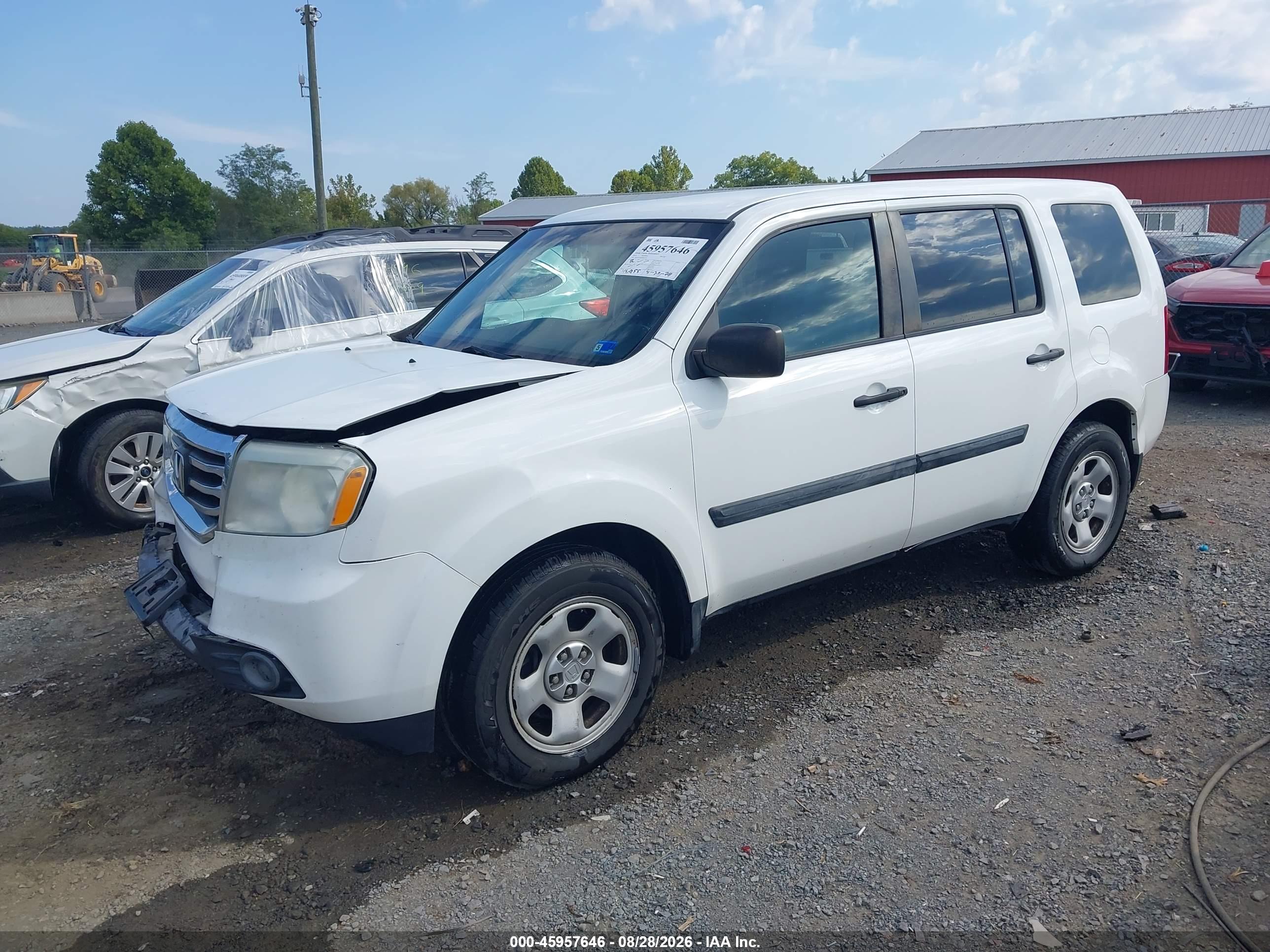 2014 HONDA PILOT LX — I2
