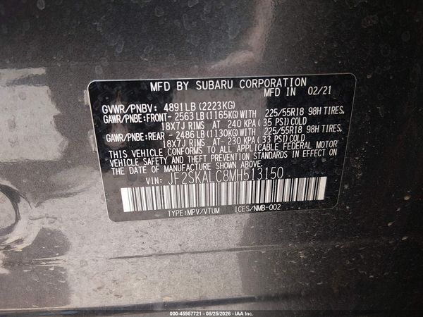 2021 SUBARU FORESTER SPORT