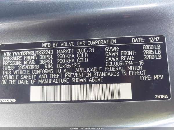 2018 VOLVO XC90 T5 MOMENTUM