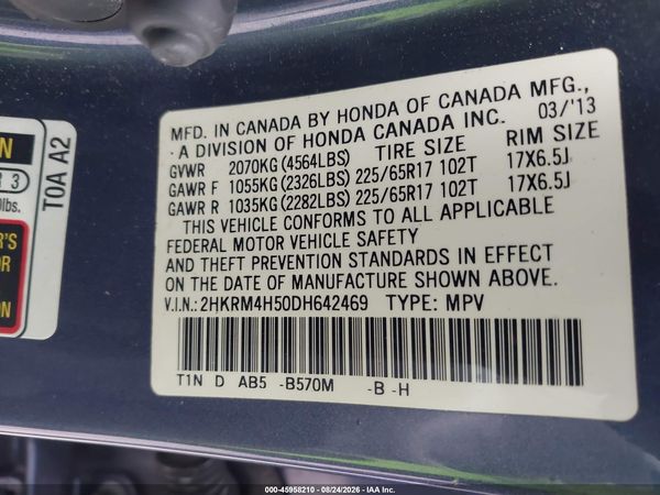 2013 HONDA CR-V EX