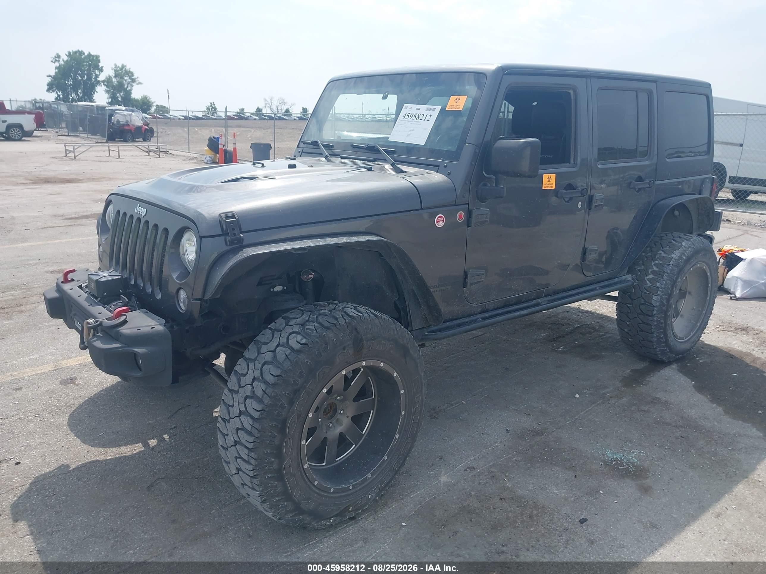 2017 JEEP WRANGLER UNLIMITED RUBICON HARD ROCK 4X4 — I2
