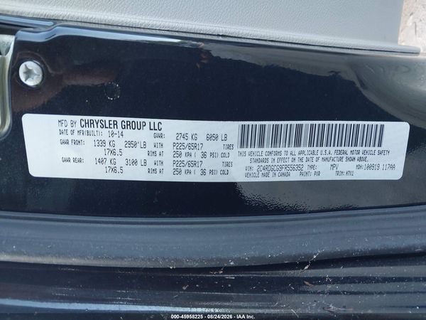 2015 DODGE GRAND CARAVAN SXT