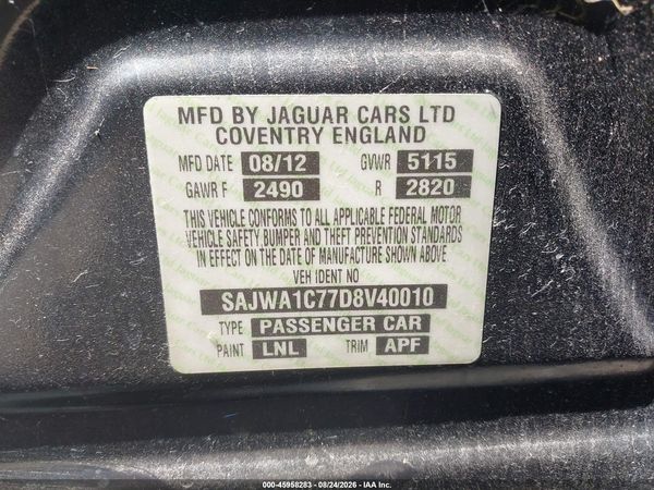 2013 JAGUAR XJ