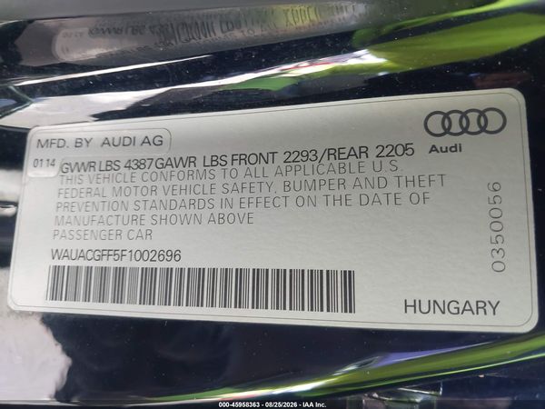 2015 AUDI A3 1.8T PREMIUM