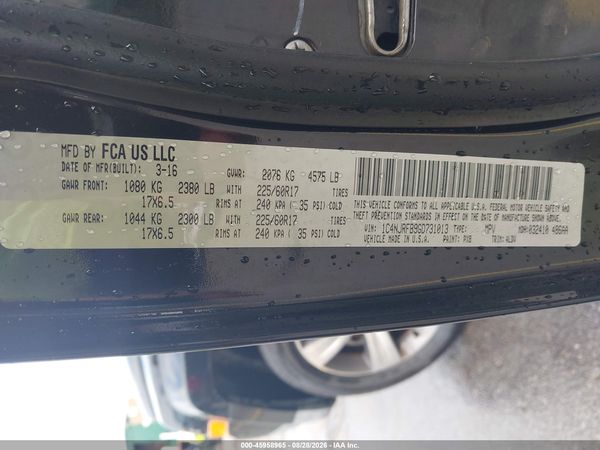2016 JEEP PATRIOT HIGH ALTITUDE EDITION