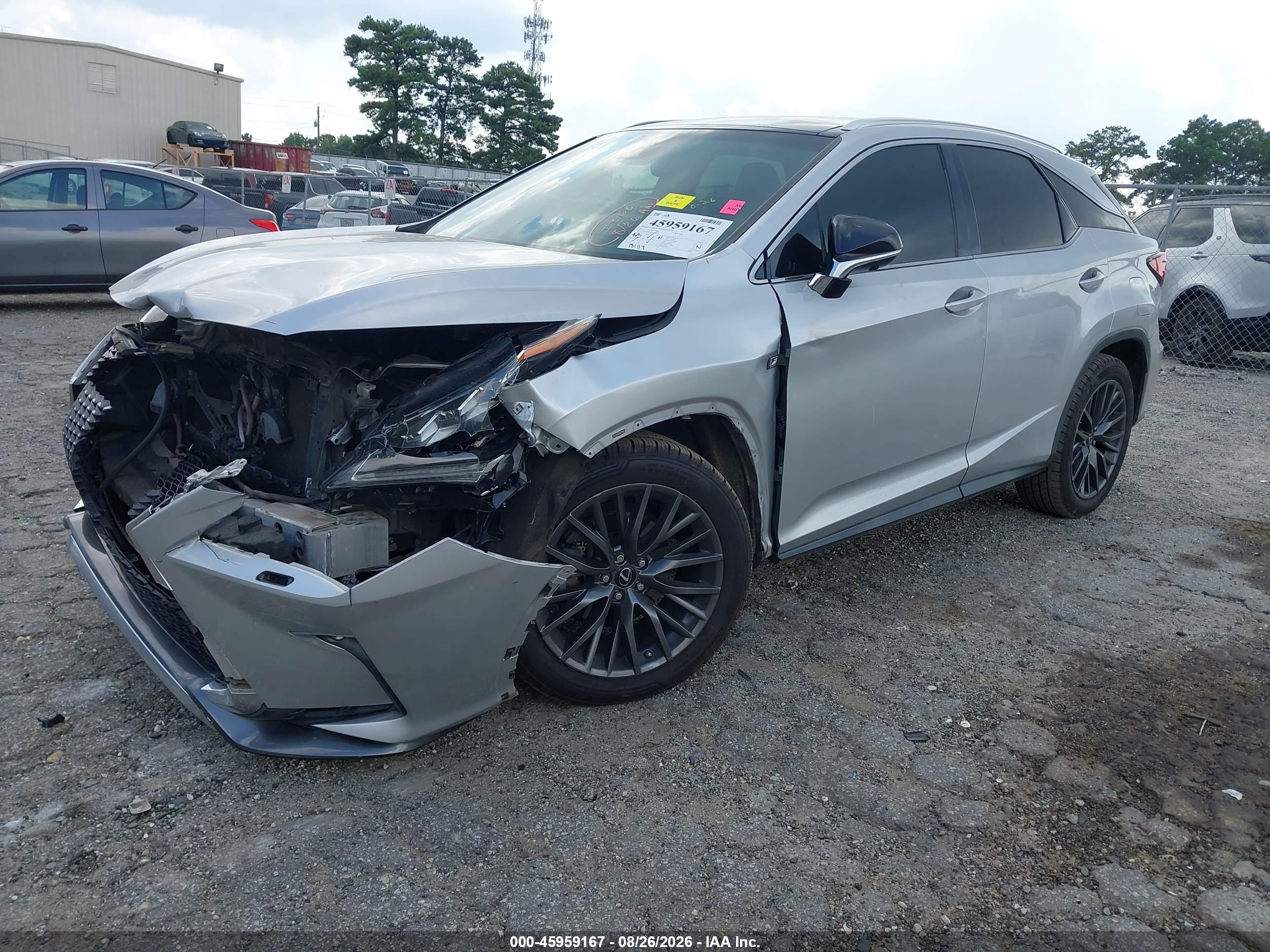 2016 LEXUS RX 350 F SPORT — I2