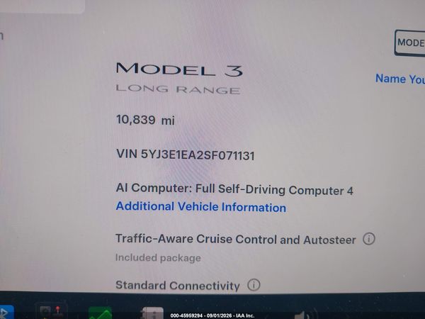 2025 TESLA MODEL 3 — I118