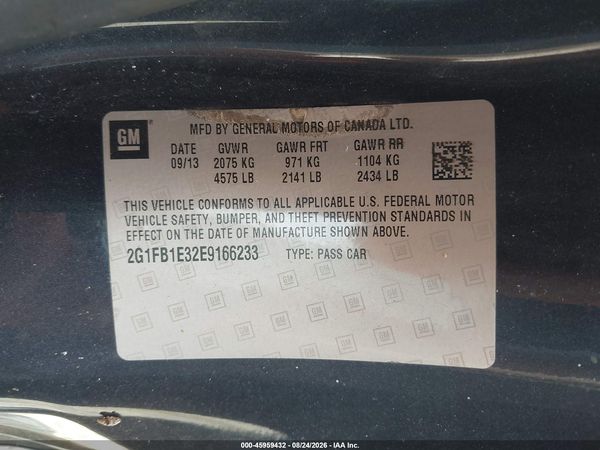 2014 CHEVROLET CAMARO 1LT — I9