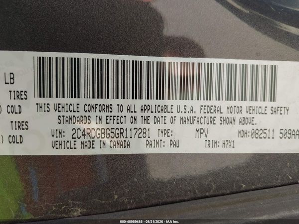 2016 DODGE GRAND CARAVAN SE