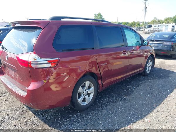 2015 TOYOTA SIENNA LE 8 PASSENGER — I6
