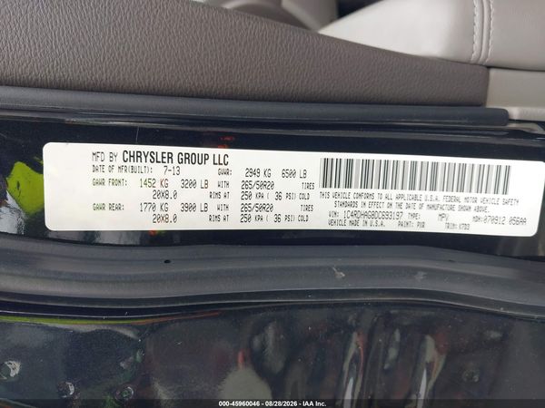 2013 DODGE DURANGO SXT