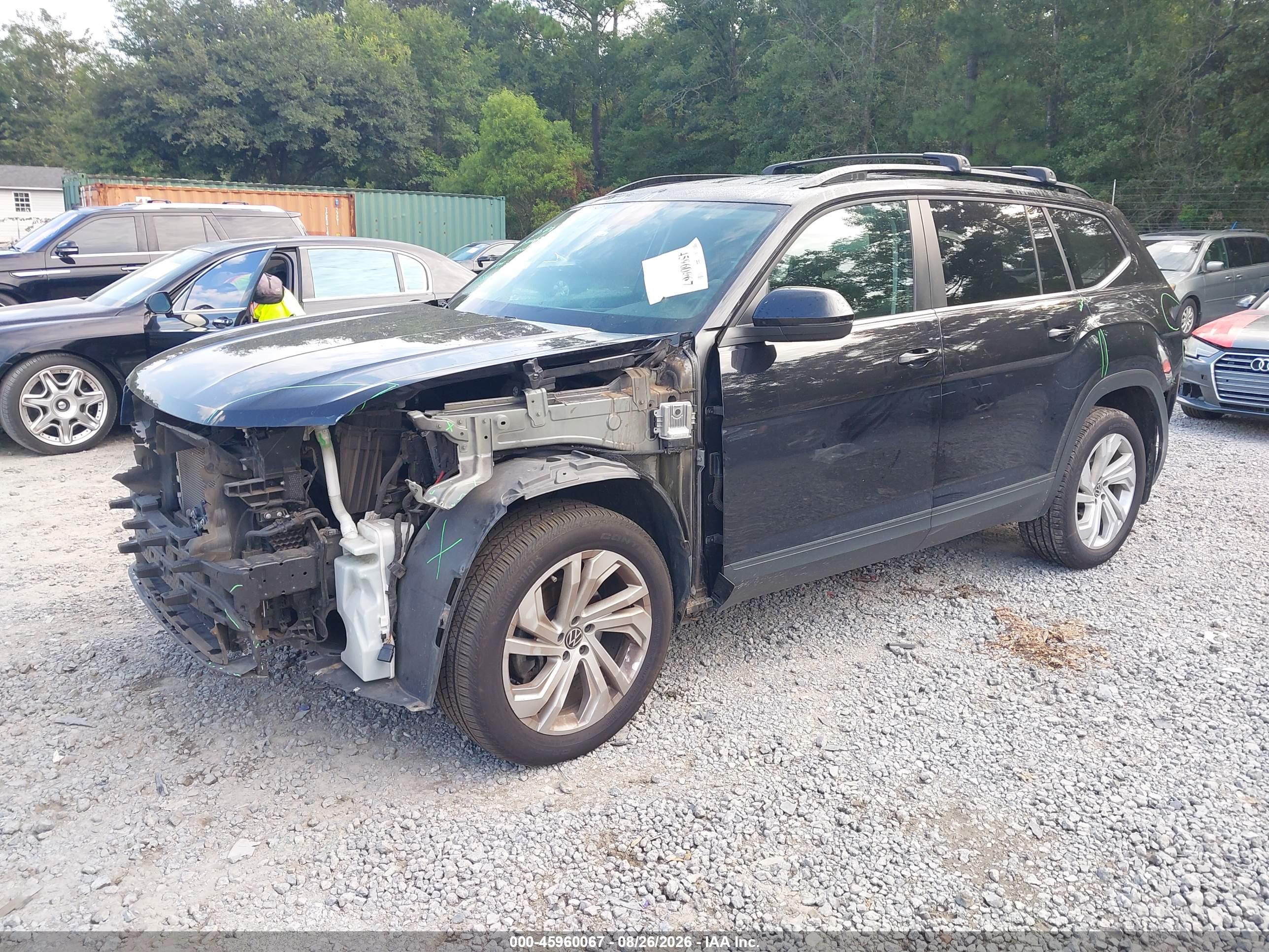 2022 VOLKSWAGEN ATLAS 3.6L V6 SE W/TECHNOLOGY — I2