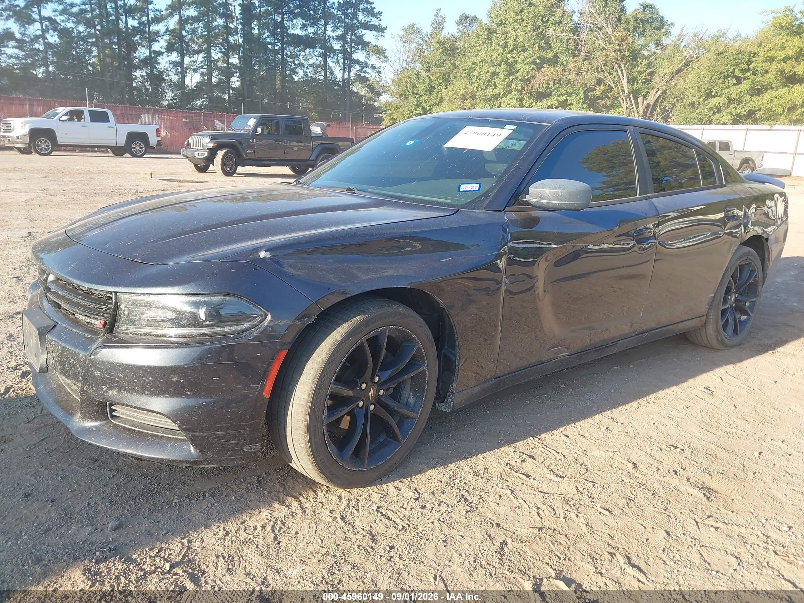 2018 DODGE CHARGER SXT RWD — I2