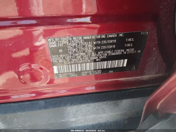 2025 TOYOTA RAV4 LIMITED