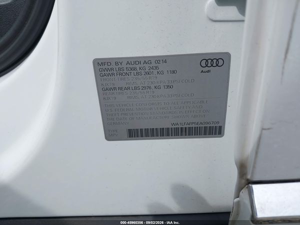 2014 AUDI Q5 2.0T PREMIUM