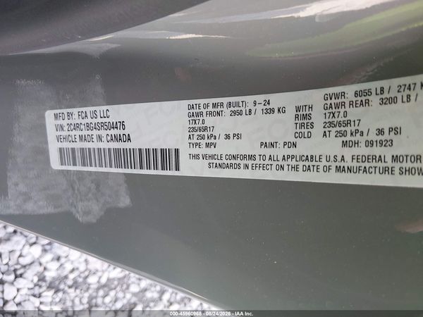 2025 CHRYSLER PACIFICA SELECT