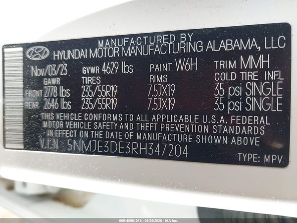 2024 HYUNDAI TUCSON LIMITED