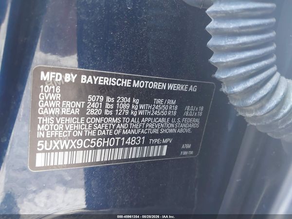 2017 BMW X3 XDRIVE28I