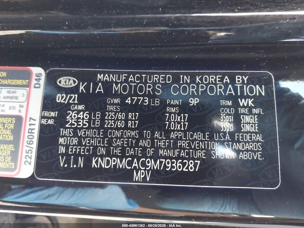 2021 KIA SPORTAGE LX