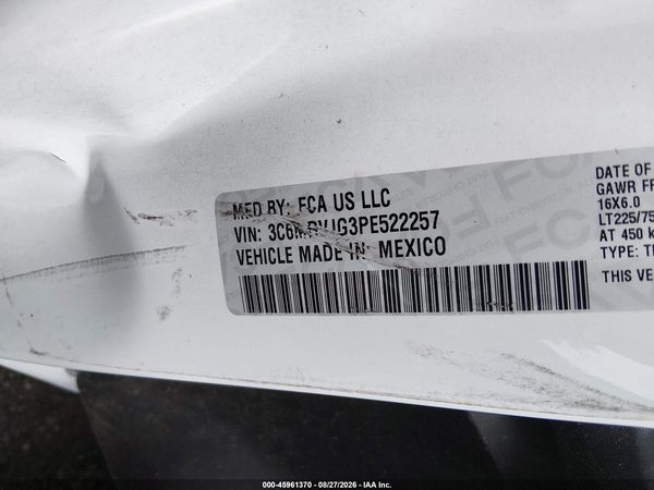 2023 RAM PROMASTER 3500