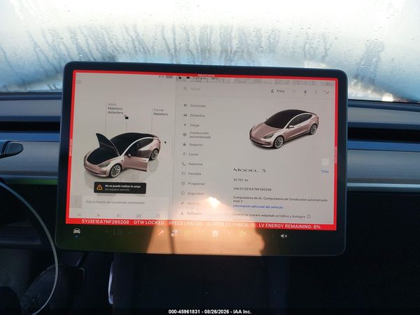2022 TESLA MODEL 3 REAR-WHEEL DRIVE — I132