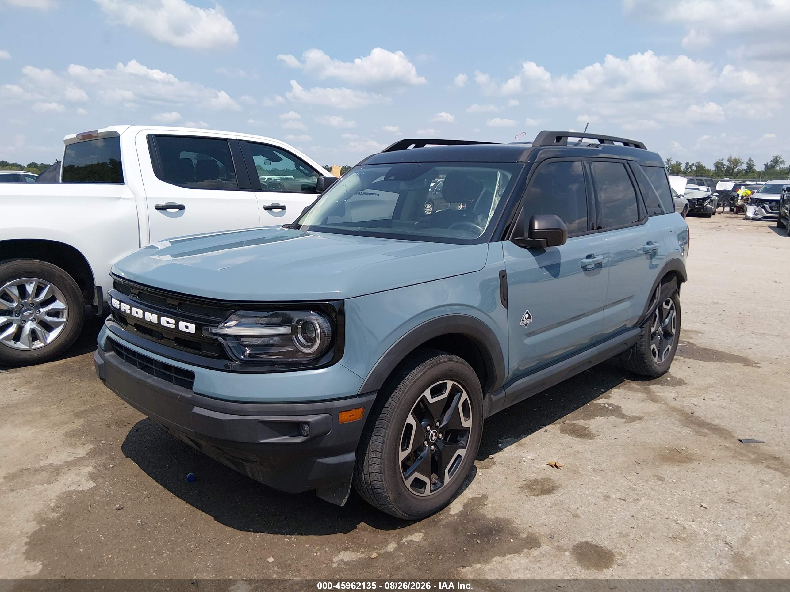 2022 FORD BRONCO SPORT OUTER BANKS — I2