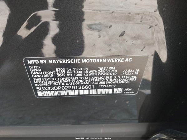 2023 BMW X3 SDRIVE30I
