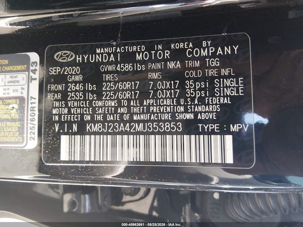 2021 HYUNDAI TUCSON SE