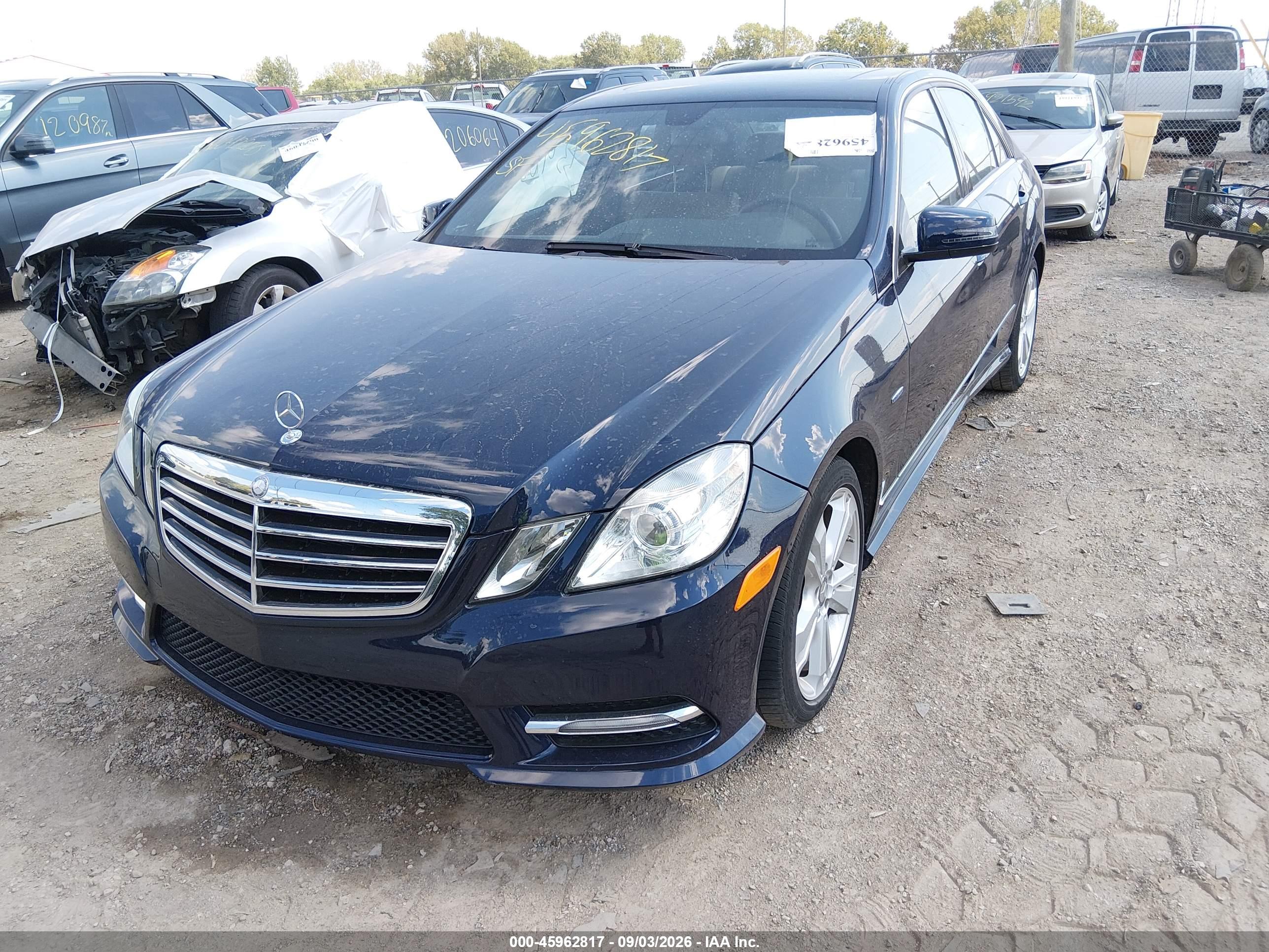 2012 MERCEDES-BENZ E 350 4MATIC — I2