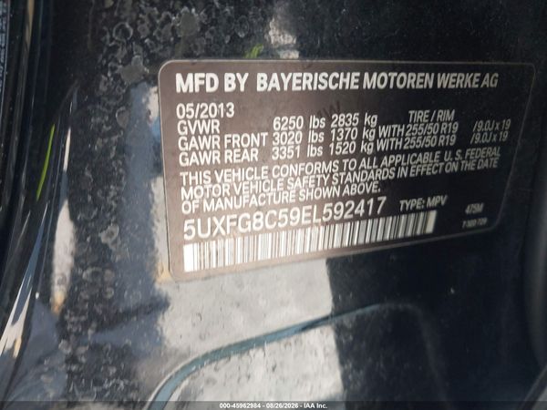 2014 BMW X6 XDRIVE50I — I9
