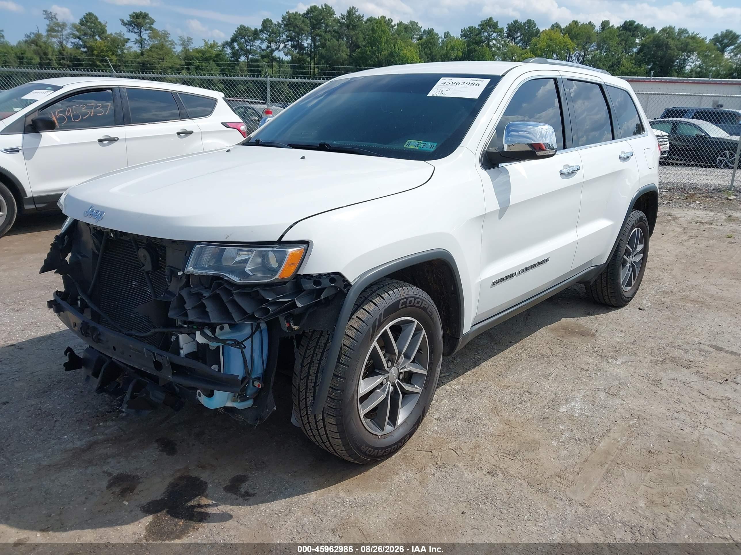 2018 JEEP GRAND CHEROKEE LIMITED 4X4 — I2