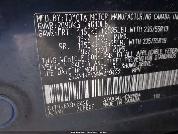 2021 TOYOTA RAV4 XLE PREMIUM
