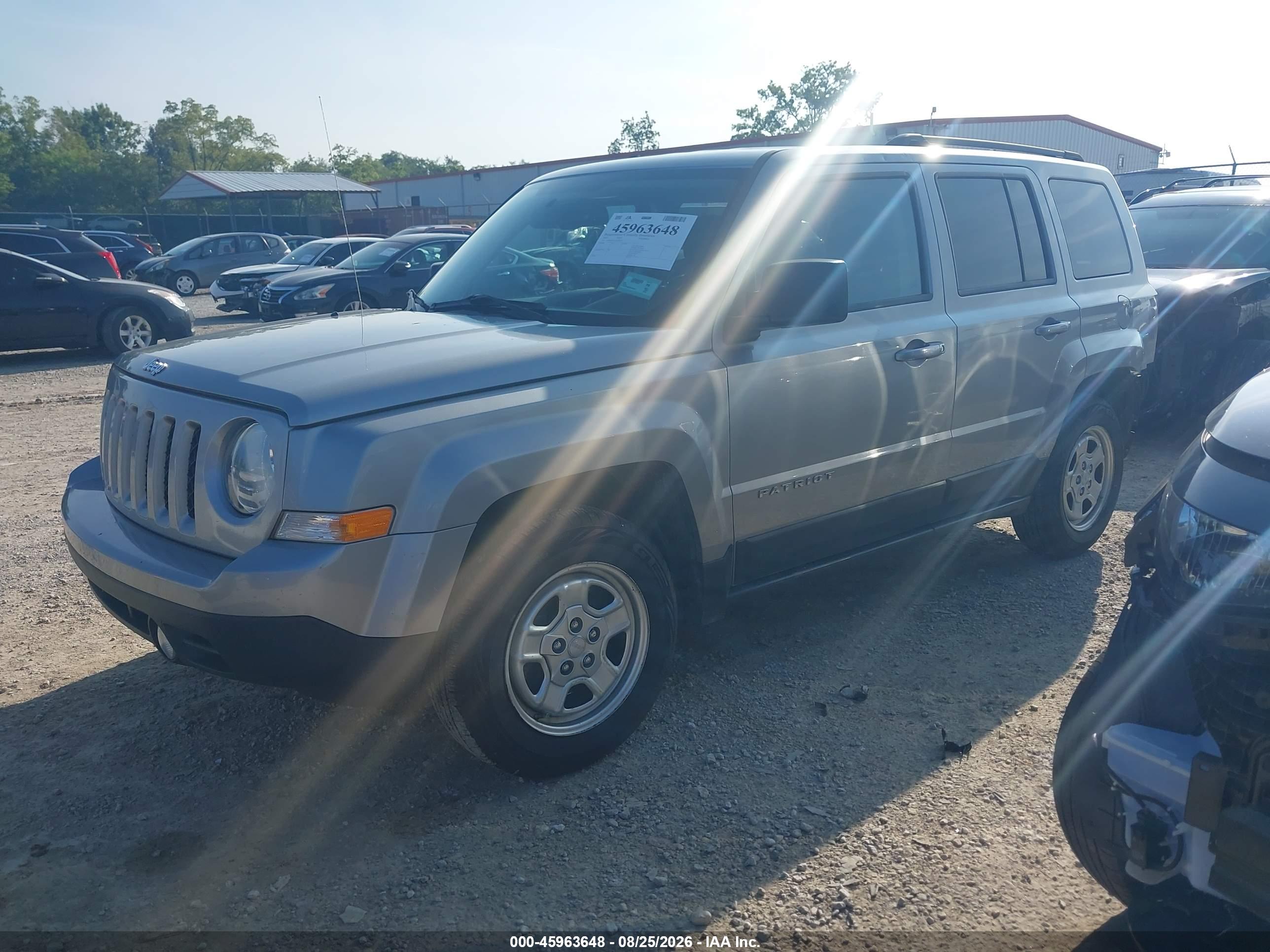 2016 JEEP PATRIOT SPORT — I2