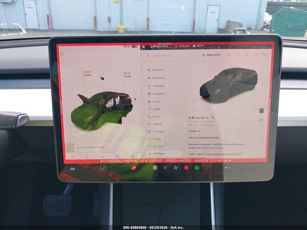 2020 TESLA MODEL Y