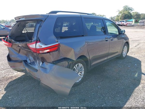 2016 TOYOTA SIENNA XLE 8 PASSENGER — I4