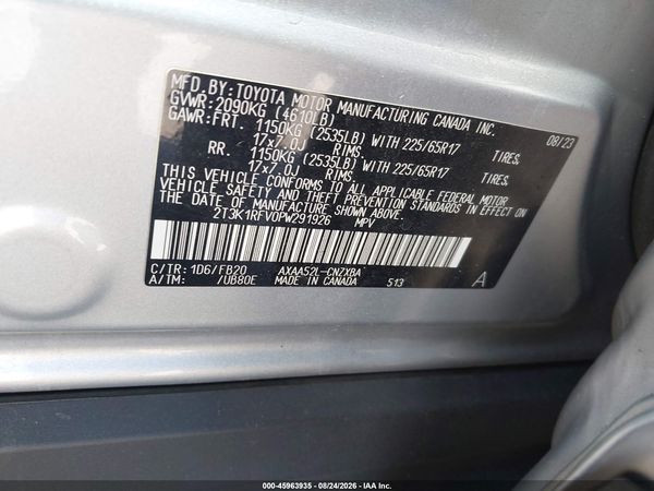 2023 TOYOTA RAV4 LE