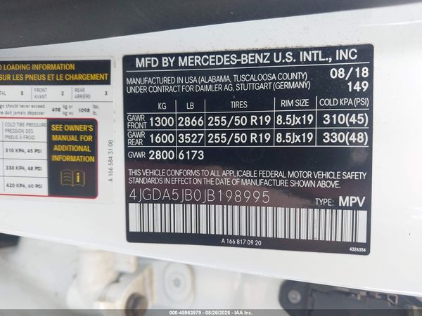 2018 MERCEDES-BENZ GLE 350 GLE350