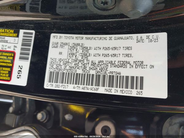 2023 TOYOTA TACOMA TRD SPORT — I9