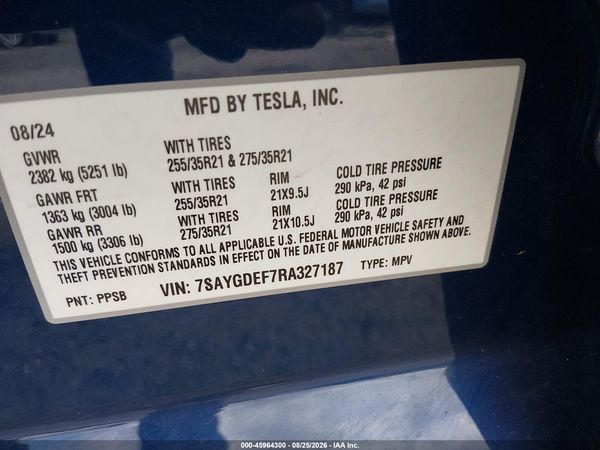 2024 TESLA MODEL Y