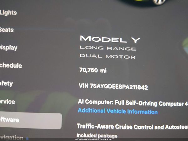 2023 TESLA MODEL Y — I118