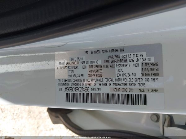 2023 MAZDA CX-5 2.5 S PREFERRED — I9